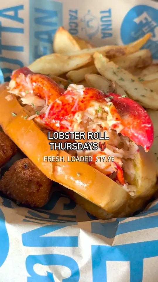 The Fish Joint in Coral Springs showing food, lobster roll, special offer, video by TAPinto Coral Springs on Facebook