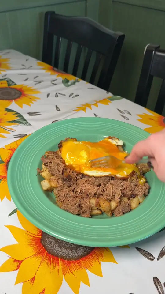 The Flying Biscuit Cafe in Buford showing food, turkey hash, video by Flying Biscuit Cafe - Buford GA on Facebook