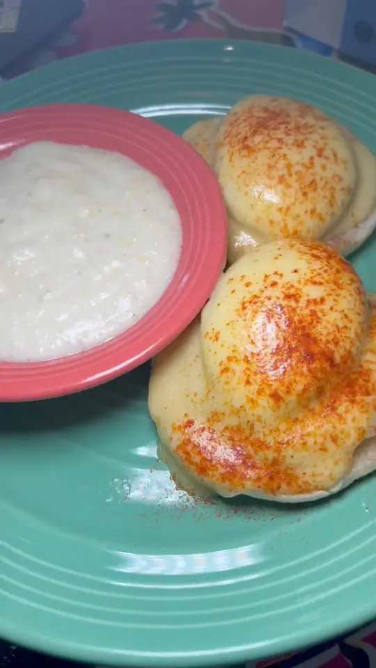 The Flying Biscuit Cafe in Columbus showing food, classic benedict, video by Flying Biscuit Cafe - Columbus, GA on Facebook
