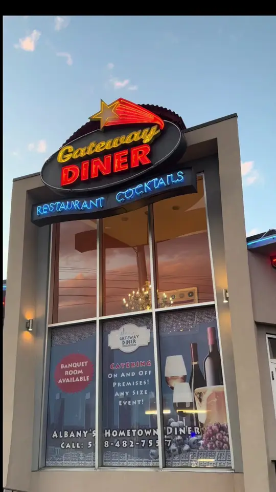 The Gateway Diner in Albany showing charcuterie bouquet, chocolate dipping workshop, food event, video by goudagigglescharcuterie on TikTok