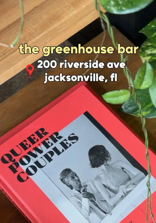 The Greenhouse Bar in Jacksonville showing review, visit, atmosphere, drink, strawberry shortcake matcha, video by deshaawnn on TikTok