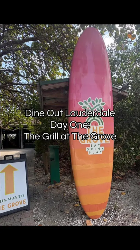 The Grill in Fort Lauderdale showing lunch deal, dine out lauderdale, video by msmeaganagain on TikTok