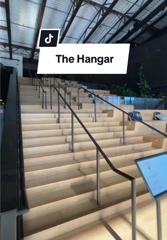 The Hangar Restaurant in St. Petersburg showing review, visit, atmosphere, video by sammiecrndg on TikTok