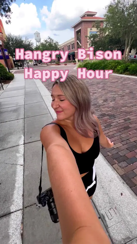 The Hangry Bison - Lake Mary in Lake Mary showing happy hour, drinks, video by samanthalongton on TikTok