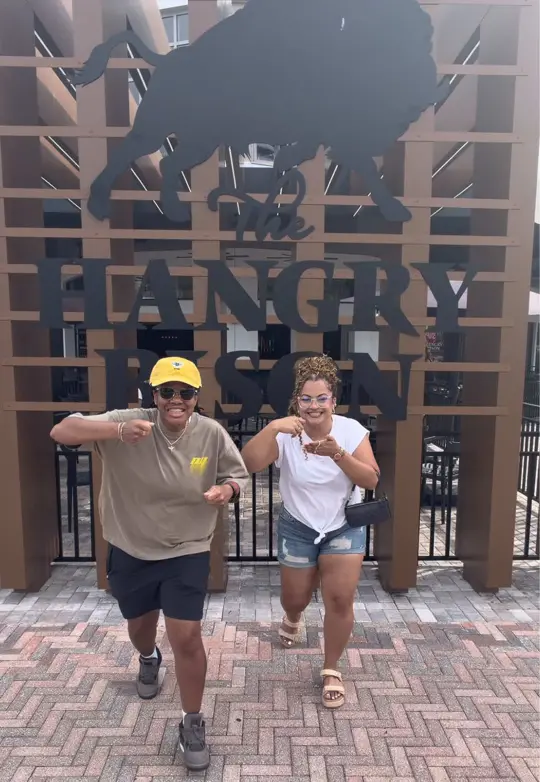 The Hangry Bison in Orlando showing visit, food, video by skyysworld on TikTok
