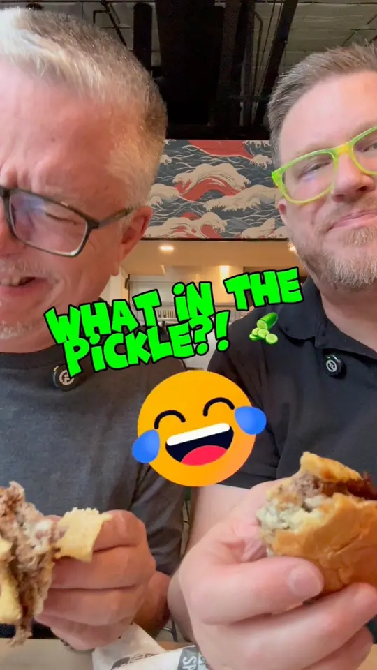 The Joinery in Lakeland showing visit, smashburger, fries, pickles, cheeseburger, burgers, video by Jeff and Mark Exploring on Facebook