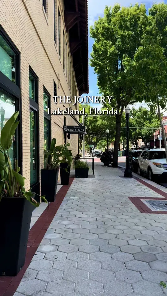 The Joinery in Lakeland showing dinner, sushi, tacos, pizza, cocktails, ice cream, video by mindfultravelvibes on TikTok