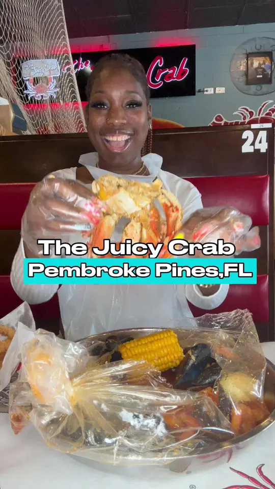 The Juicy Crab Fort Lauderdale on TikTok, video by ericaeatsamerica