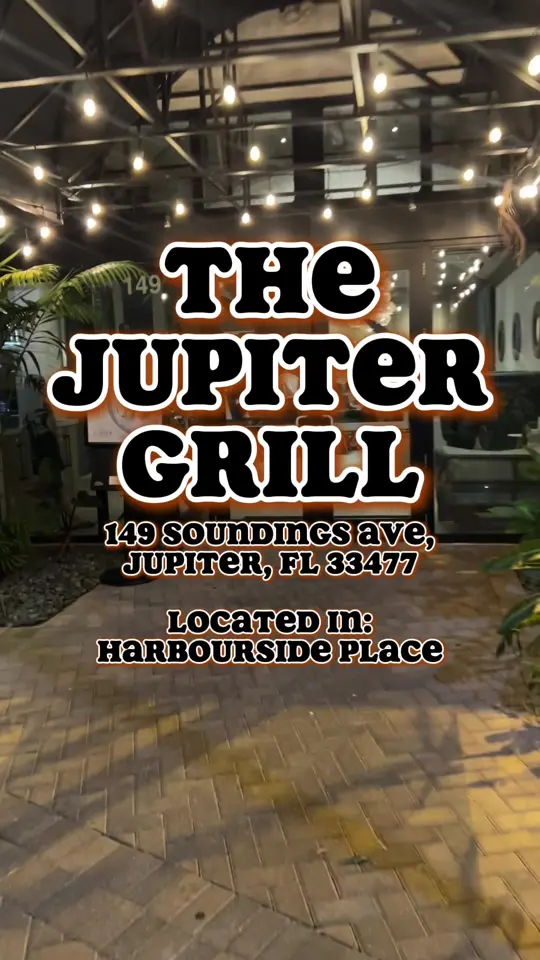 The Jupiter Grill in Jupiter showing review, steak, cocktails, video by sk8natethefoodie on TikTok