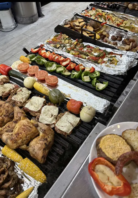 The Knife Parrilla Argentina - Doral - Argentinian Steakhouse in Doral showing argentinian steakhouse, buffet, grilled meats, salads, video by aimeeascending on TikTok