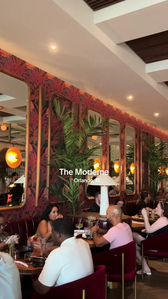 The Moderne in Orlando showing review, visit, video by 407eats on TikTok
