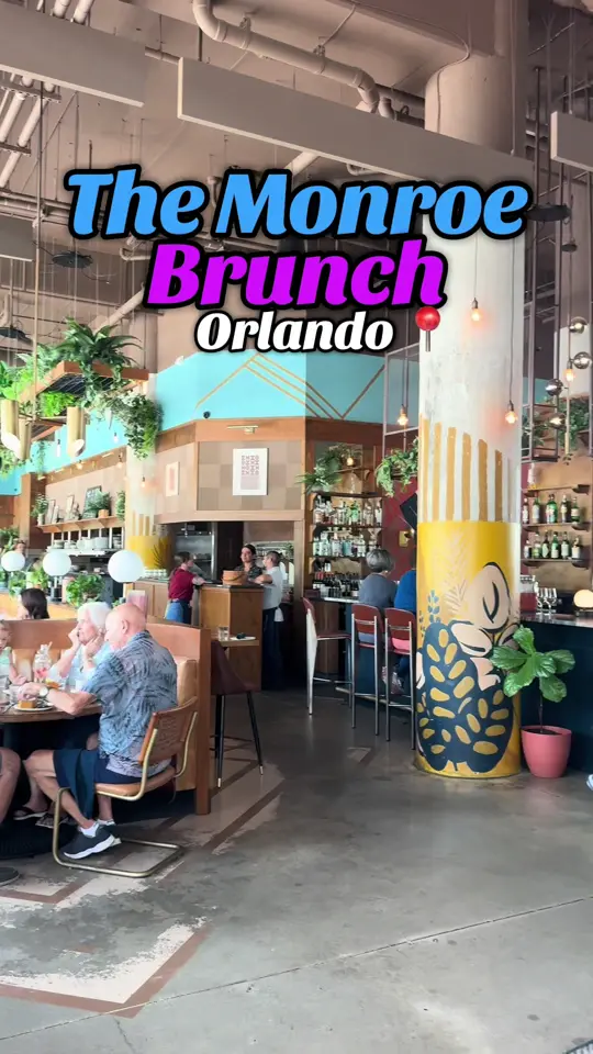The Monroe in Orlando showing food, fried chicken, food, cinnamon roll quesito, video by cfomoneyfoproblems on TikTok