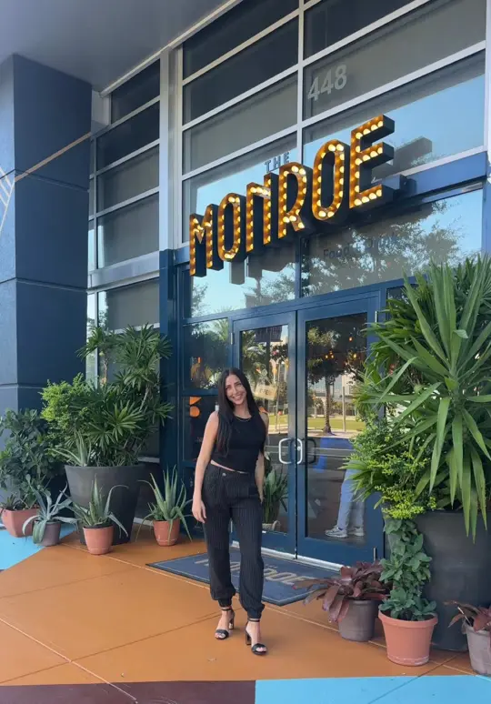 The Monroe in Orlando showing food, french onion dip, food, general tso cauliflower, food, hummus & pita, drink, spiced sweet potato latte, drink, seasonal vanilla latte, video by jeavannalanza on TikTok