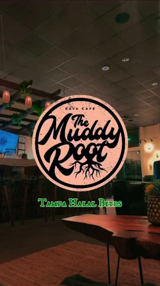 The Muddy Root Kava Cafe in Orlando showing cafe visit, kava, bakery goods, snacks, video by tpahalalbites on TikTok