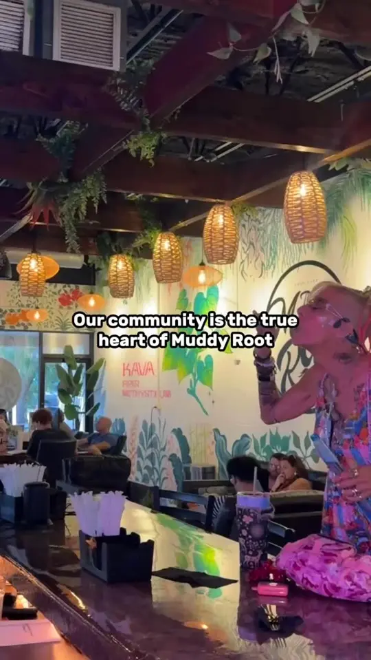 The Muddy Root Kava Cafe in Tampa showing visit, atmosphere, video by The Muddy Root Kava Cafe on Facebook