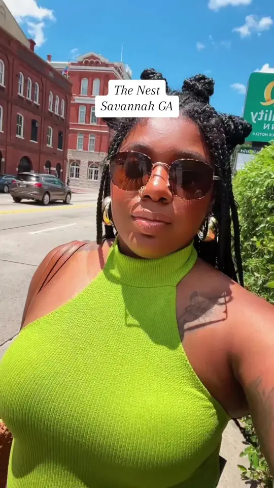 The Nest Rooftop Lounge in Savannah showing brunch, review, video by taybaebae_ on TikTok
