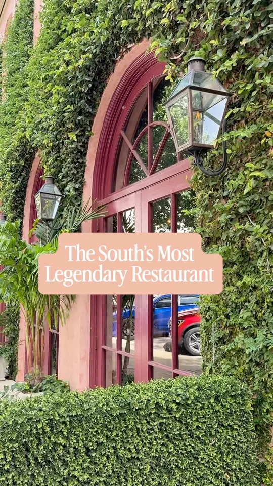 The Olde Pink House in Savannah showing restaurant, southern food, biscuits, historic venue, review, video by Smore Time Together on Facebook
