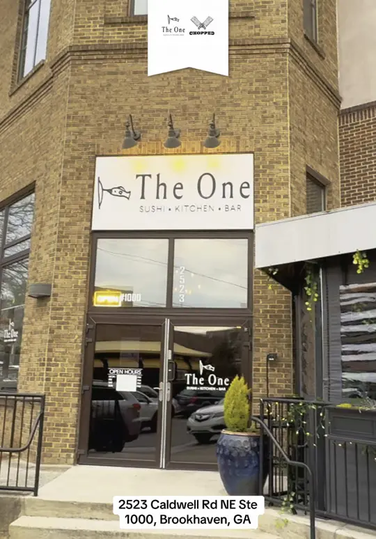 The One Sushi in Brookhaven showing restaurant, sushi, video by applasomedia on TikTok