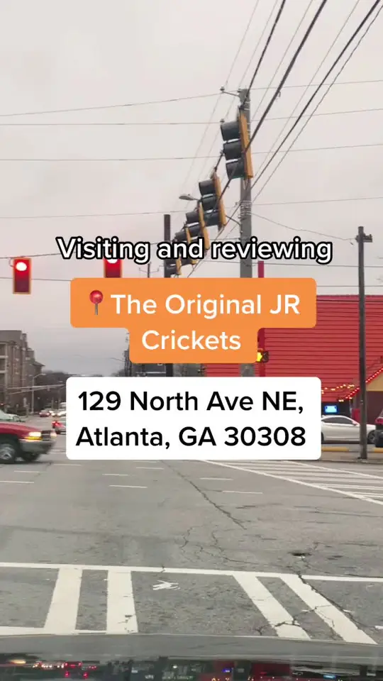 The Original J.R. Crickets in Midtown Atlanta in Atlanta showing food, lemon pepper wings, video by atlgrubclub on TikTok