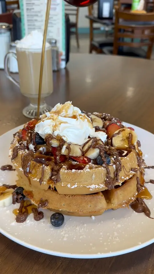 The Pancakery Of Pcb in Panama City Beach showing brunch, pancakes, video by The Pancakery of Destin, FL on Facebook