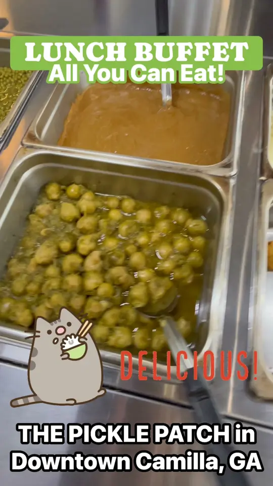 The Pickle Patch Deli & Grill Camilla, Ga. in Camilla showing buffet, all you can eat, club sandwich, meatloaf, general tso's chicken, sweet n' sour chicken, video by The Pickle Patch Deli and Grill, Camilla on Facebook