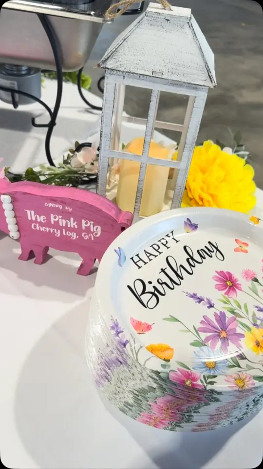 The Pink Pig in Cherry Log showing birthday party, celebration, weekend hours, video by The Pink Pig on Facebook
