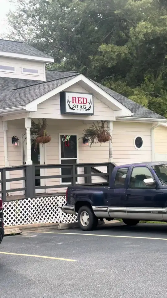 The Red Stag Tavern in Lyons showing review, visit, hibachi, fried shrimp, video by envy_faith01 on TikTok