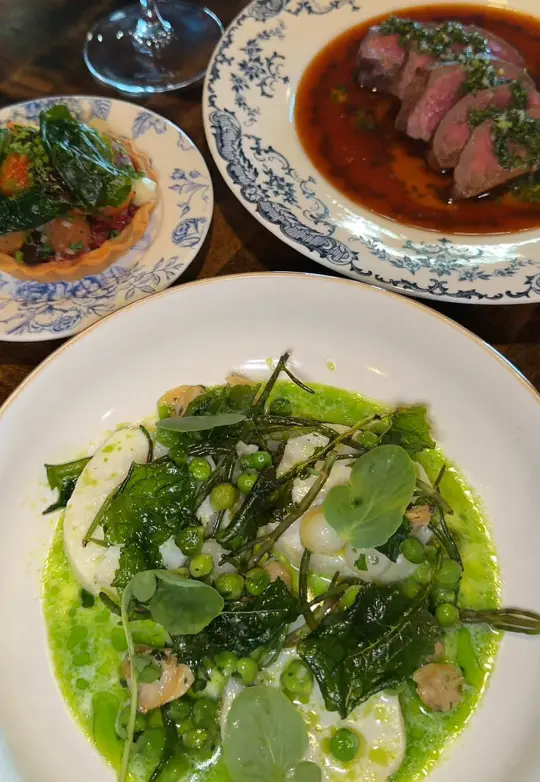The Restorative in Dunedin showing review, visit, atmosphere, bar seating, naan, seasonal menu, video by guidedbydestiny on TikTok