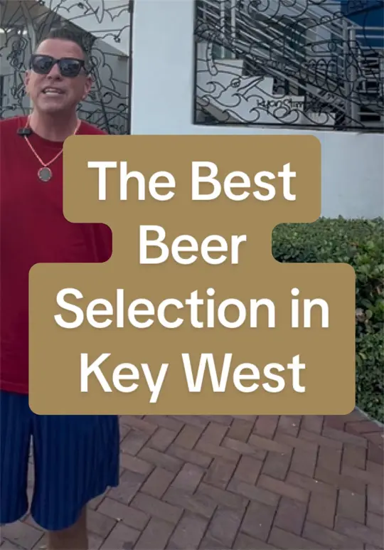 The Retro Room in Key West showing beer selection, craft brewery, retro arcade games, hangout spot, video by keywestshawn on TikTok
