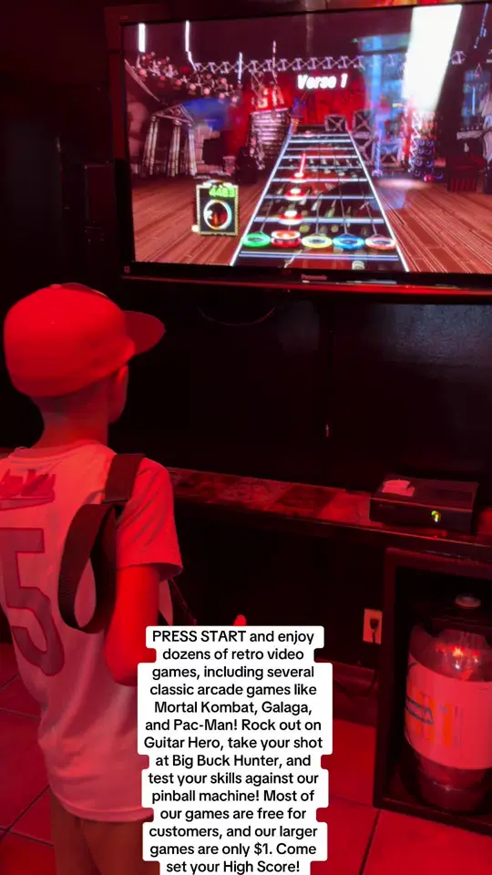 The Retro Room in Key West showing drinks, 24 draft beverages, craft beer, sake, sangria, delta-9, video by bryantgantter on TikTok