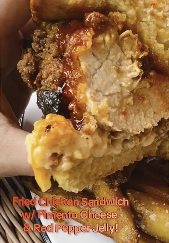  in Florida showing restaurant visit, biscuits, strawberry jam, watermelon juice, chicken sandwich, video by kookie_food_groupie on TikTok