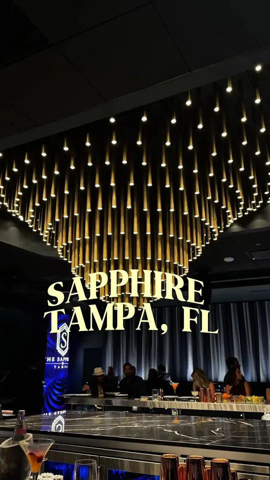 The Sapphire Tampa in Tampa showing review, visit, video by sydneysocarras on TikTok