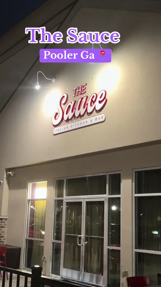 The Sauce Italian Kitchen & Bar in Pooler showing review, visit, video by moniquemalak79 on TikTok