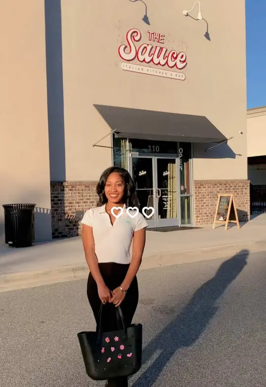 The Sauce Italian Kitchen & Bar in Pooler showing food review, lasagna, video by jlazeno on TikTok