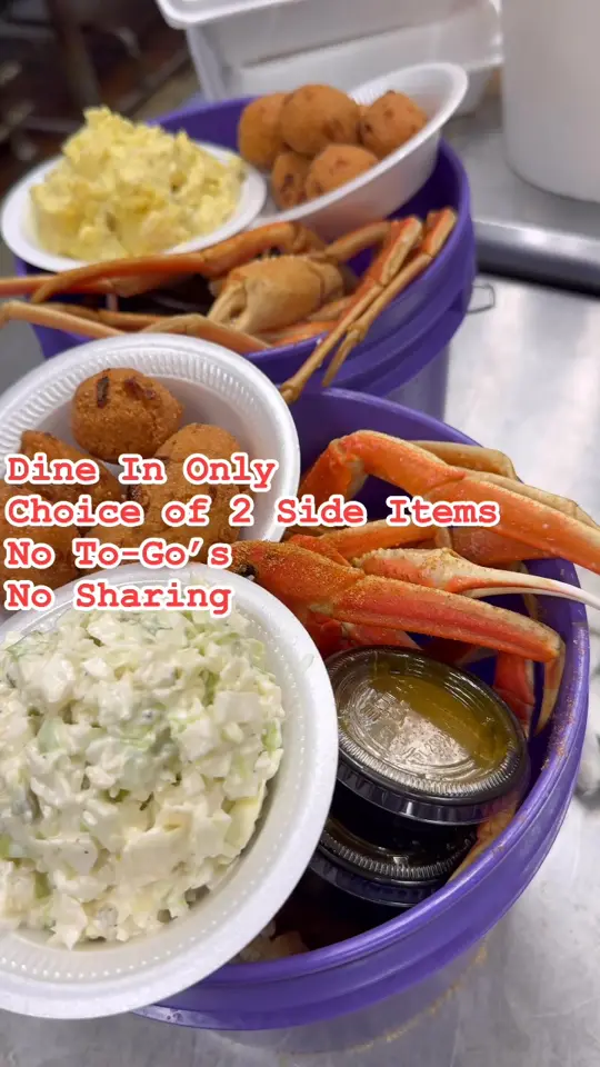 The ShellHouse Seafood Restaurant in Savannah showing food, alaskan snow crab legs, video by The Shellhouse Restaurant on Facebook