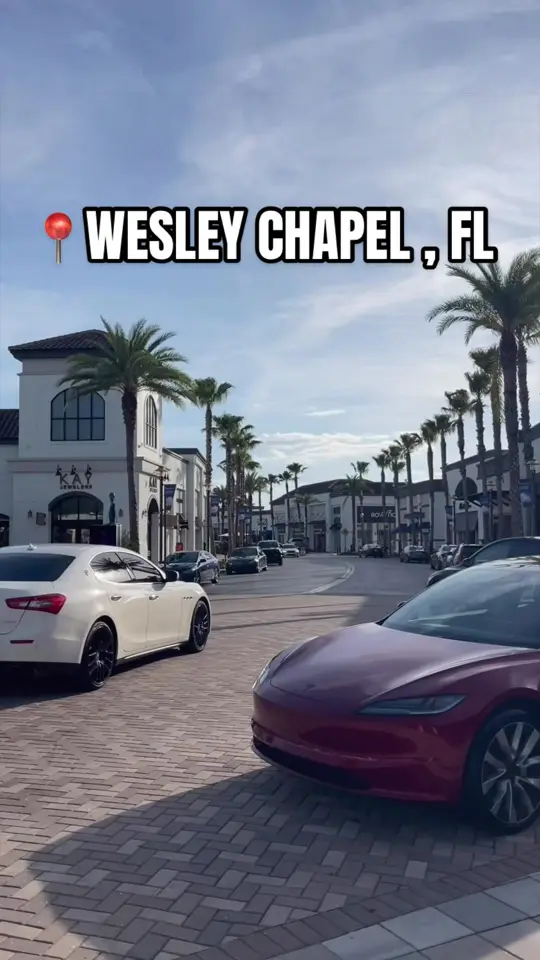The Shops at Wiregrass in Wesley Chapel showing review, open-air mall atmosphere, dillard’s, macy’s, boutiques, the living room, noble crust, grillsmith, video by diosaenergy_ on TikTok