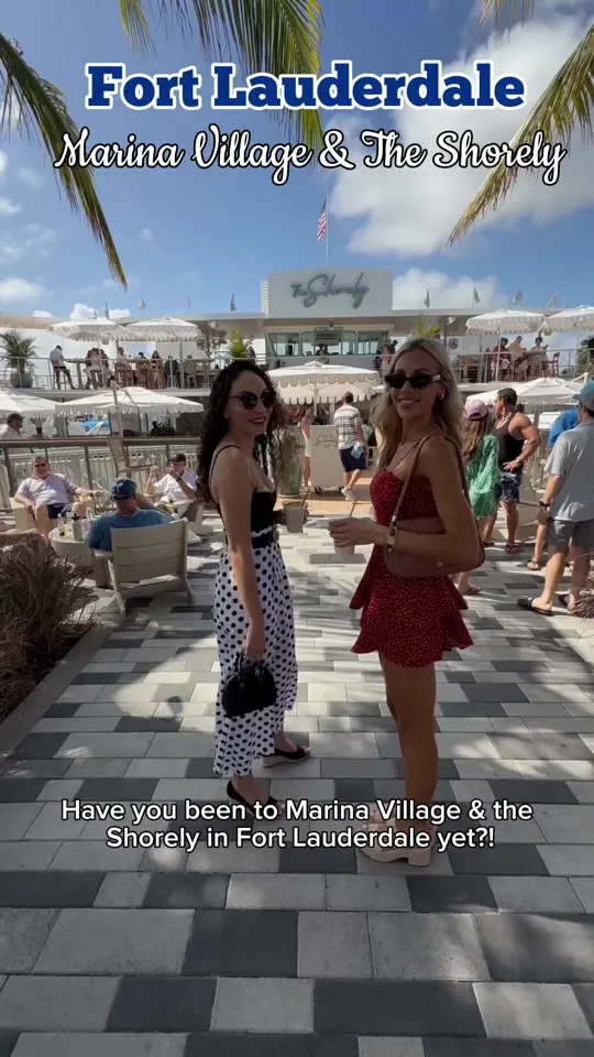 The Shorely At Marina Village in Fort Lauderdale showing visit, atmosphere, drinks, video by ms.soflo on TikTok