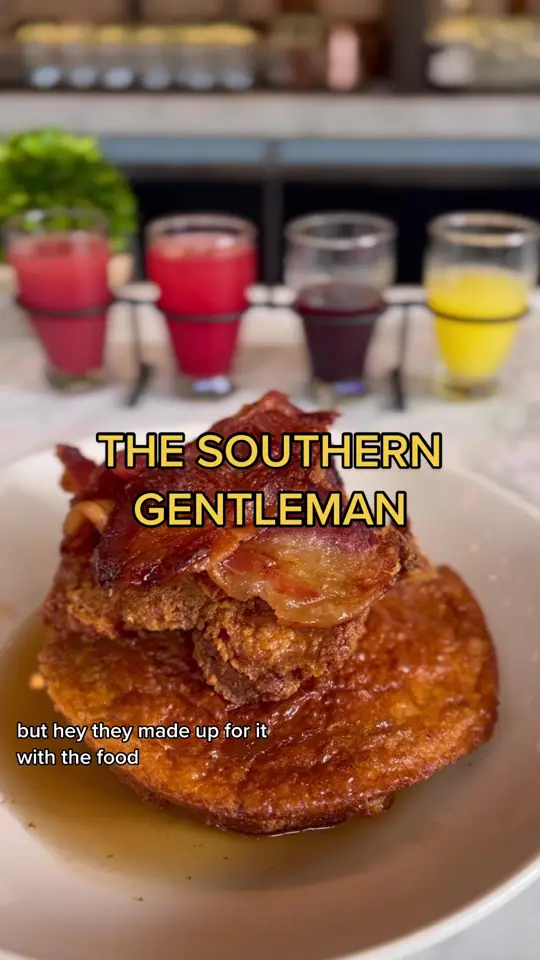 The Southern Gentleman in Atlanta showing brunch, mimosa, video by benjamintrey on TikTok