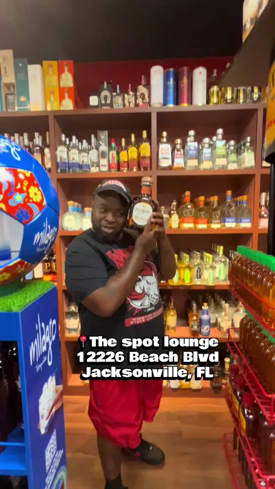 The Spot Hookah Lounge in Jacksonville showing drinks, white hennessy, casa azul, video by richoffreviewz1 on TikTok