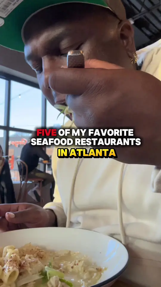 The Steamhouse Lounge in Atlanta showing review, seafood restaurant, video by vibesinatl on TikTok