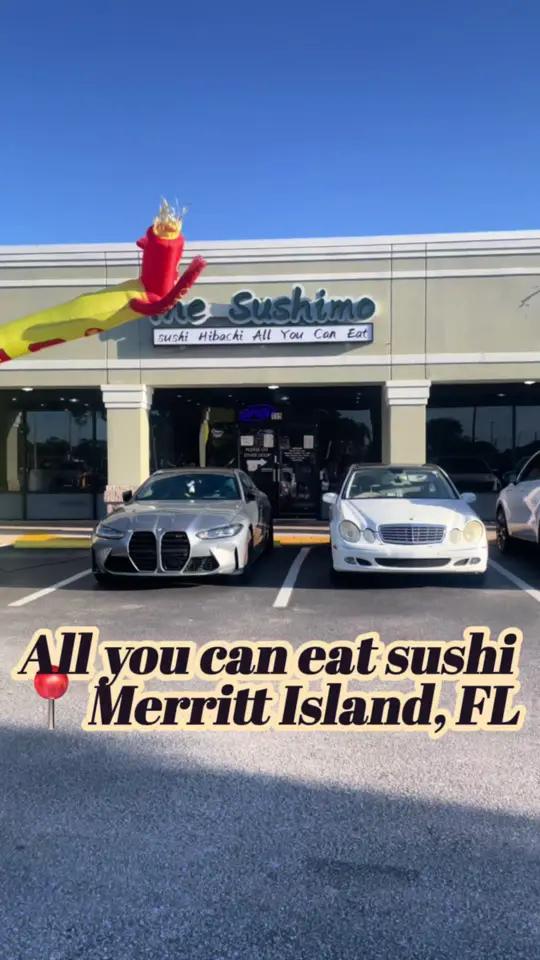 The Sushimo in Merritt Island showing sushi, video by mariahscheltema on TikTok