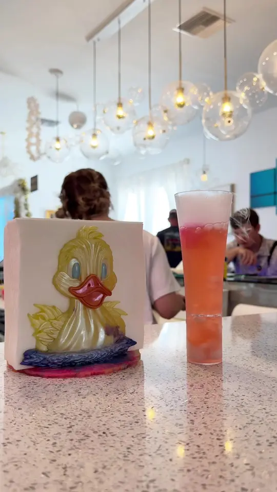 The Tipsy Duck Parlor in St. Augustine showing bar, atmosphere, visit, video by breannat_ on TikTok