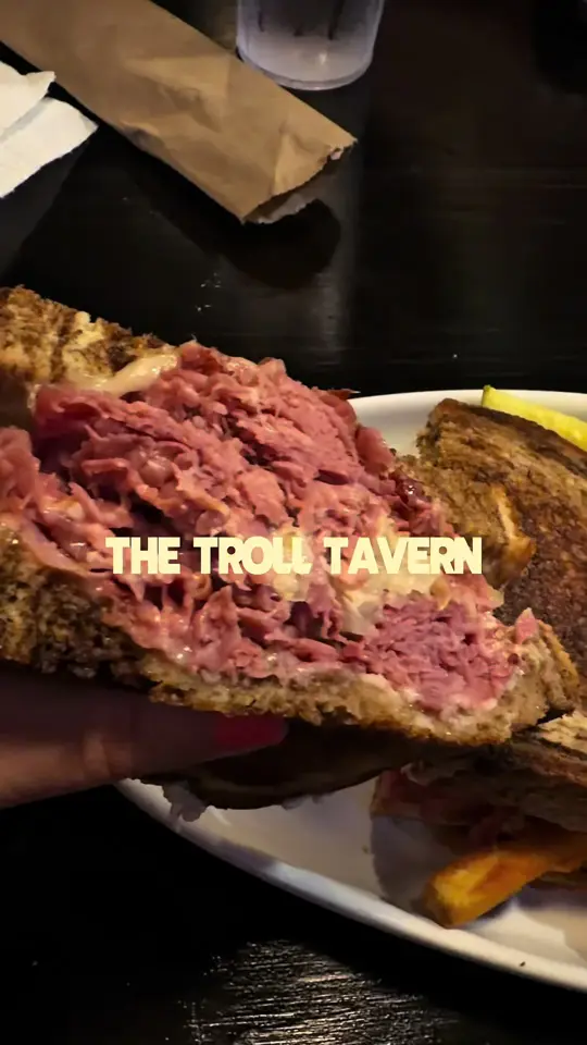 The Troll Tavern in Helen showing lunch, food, video by sydneysmallss on TikTok