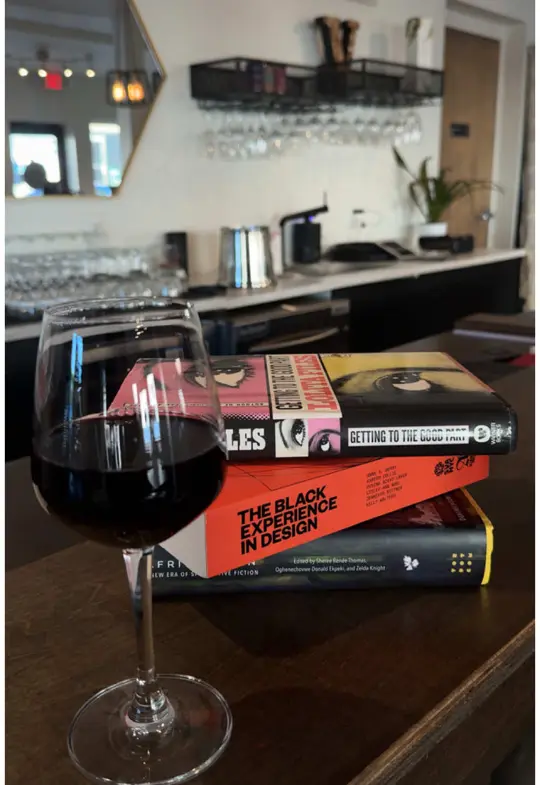 The Vibrary: Wine & Bookbar in Stone Mountain showing wine, bookbar, visit, video by longlivelaura on TikTok