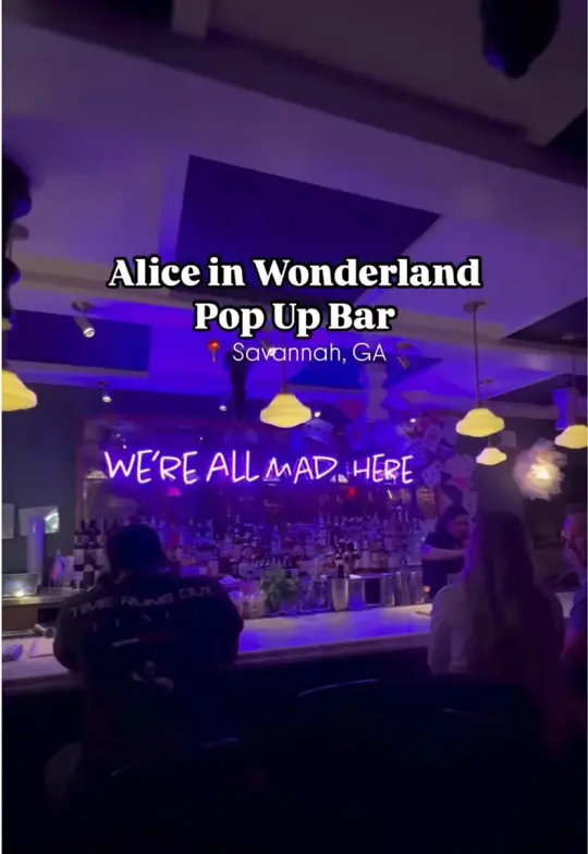 The Vinyl Room in Savannah showing visit, cocktail, paint your roses red, video by thelocalgreenville on TikTok