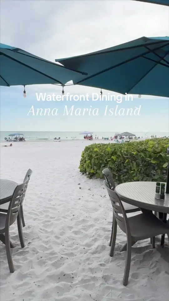 The Waterfront Restaurant in Anna Maria showing review, visit, video by suitelifesanburg on TikTok