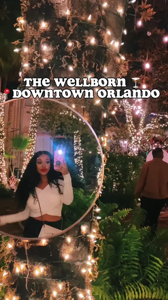 The Wellborn Restaurant & Bar in Orlando showing review, visit, drinks, food, video by orlandoqueen on TikTok