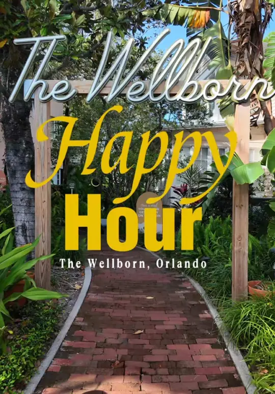 The Wellborn Restaurant & Bar in Orlando showing review, visit, cocktail, happy hour, spanish tapas-inspired bites, video by tipsyvoyagers on TikTok