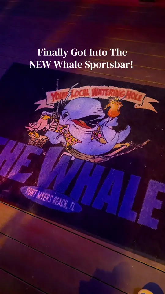 The Whale in Fort Myers Beach showing review, visit, video by kelleylifestyletravel on TikTok