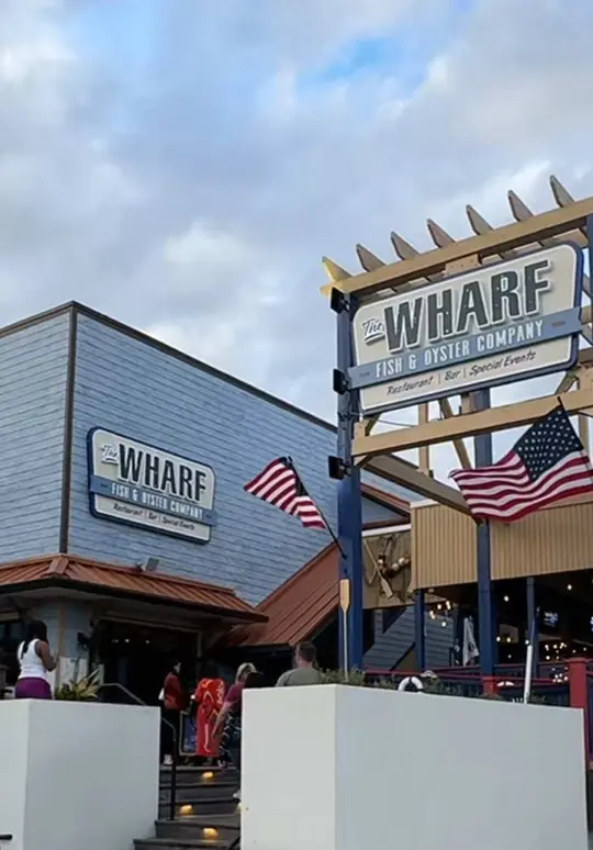 The Wharf in Marianna showing review, new restaurant, video by brandymedley on TikTok